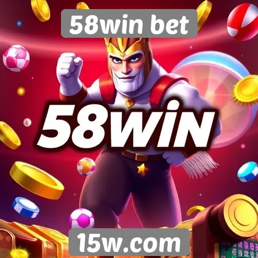 Variedade de jogos disponíveis na plataforma 58win bet